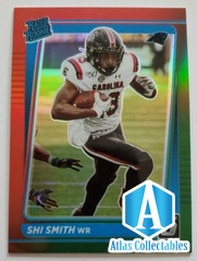 2021 Panini Optic Rated Rookie Shi Smith Carolina Panthers Red Green Prizm P-315